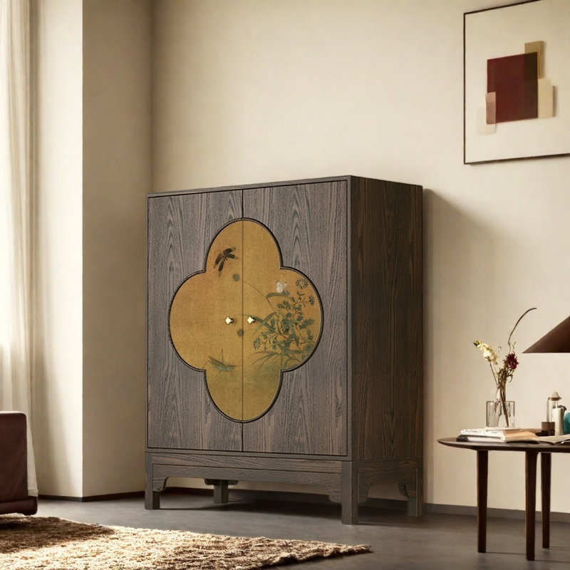 Petit buffet pour la maison, Noyer foncé
