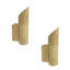 Auzair Solid Wood Armed Sconce