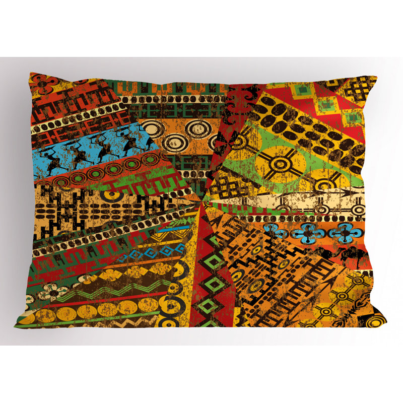 Polyester Geometric Sham Set, Twin