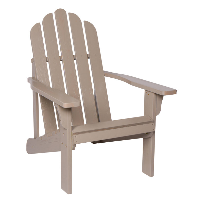 Grandview Outdoor Adirondack Chair, Graystone