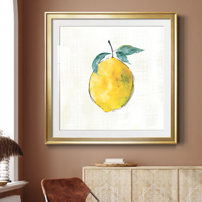 Happy Lemon - peinture encadrée