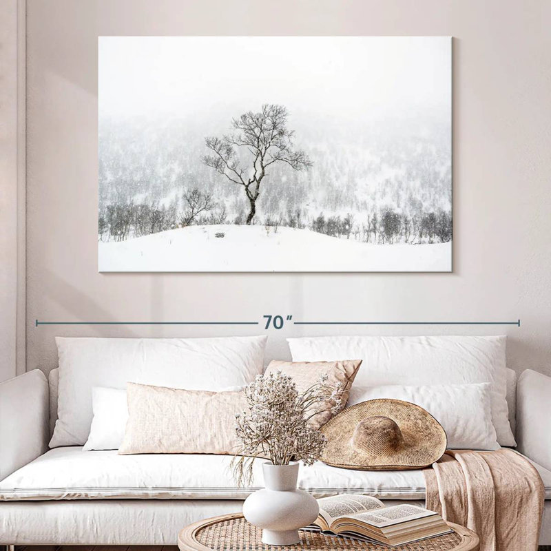 Alvord Tree Standing Alone, 34" H x 51" W