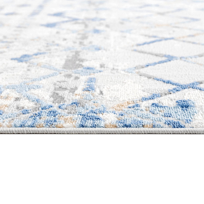 Tapis tissé à la marocaine, Rectangle 6 pi 6 po x 9 pi