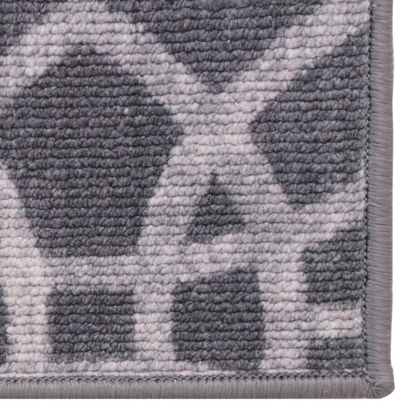 Tapis gris Ruthie, Rectangle 7 pi 6 po x 9 pi 6 po