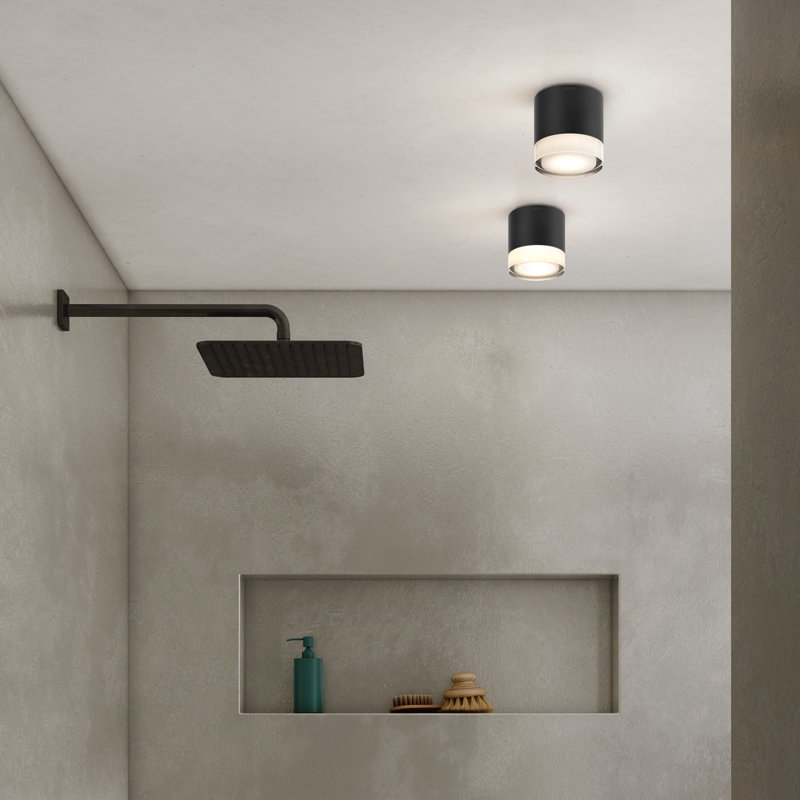 Ottawa 1 - Light LED Flush Mount, Matte Black