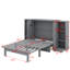 Grand lit escamotable avec tablettes, tiroirs et port USB-843456959