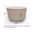 Housse pour table ronde Miguel-24093037
