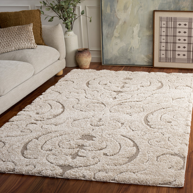 Tapis à poils longs Elwin, Rectangle 5 pi 3 po x 7 pi 6 po