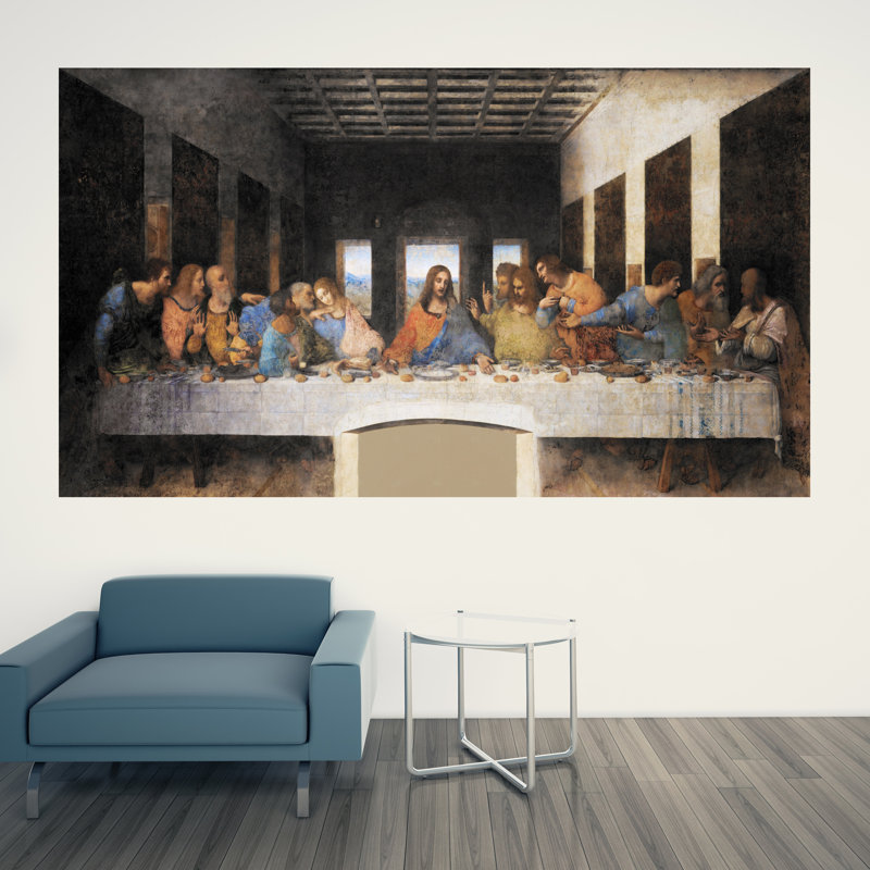 The Last Supper by Leonardo Da Vinci - Wrapped Canvas Print, 51cm H x 101cm W