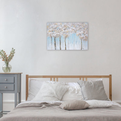 Peinture sur toile tendue