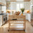 Cherise Kitchen Cart with Customizable Countertop-1822841043