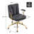 24" W Swivel Upholstered PU Office Chair-1377498492