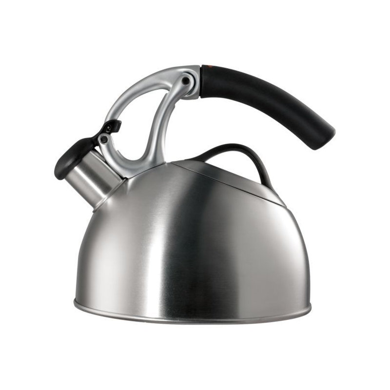 Oxo Good Grips 2 qt. Stainless Steel Stovetop Tea Kettle, Brushed Stainless Steel