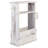 Hopedale Solid Wood Floor Shelf End Table with Storage-368250288