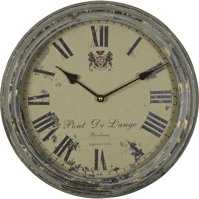 Horloge murale 14" en fer