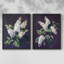 Série FLORAL CCXLV - reproduction encadrée de qualité supérieure - prête à être accrochée - aucun clou requis - aucun clou requis-107999084-107999087