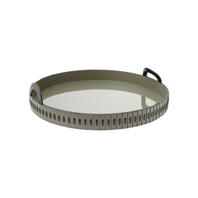 Plateau rond Cuoio