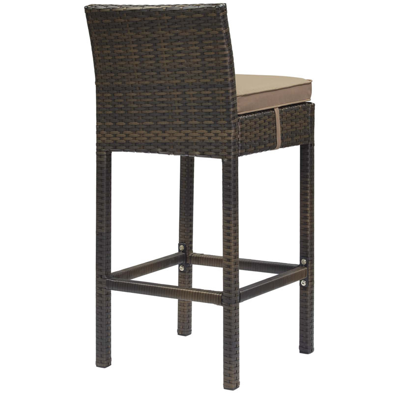 Tabouret de bar Havenside Home Bocabec, Moka, Brun