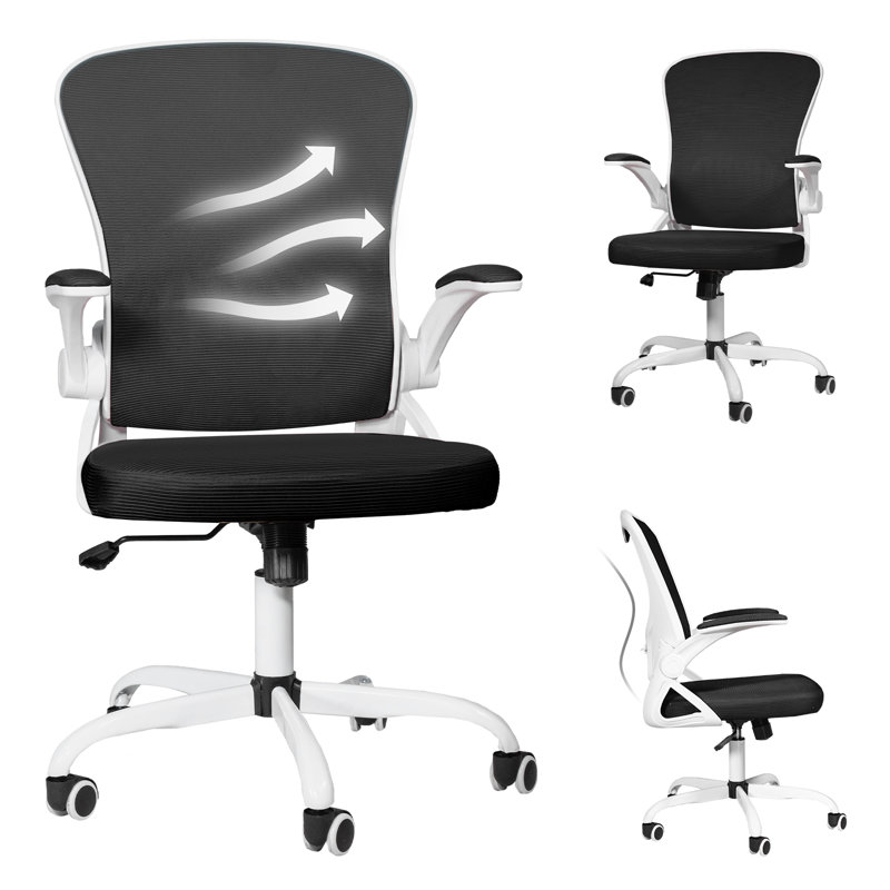 Chaise de travail ergonomique Dvenger, Noir, Blanc