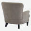 Fauteuil club rembourré Gerald Boucle