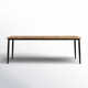 Callia 86.5'' Wood Outdoor Dining Table
