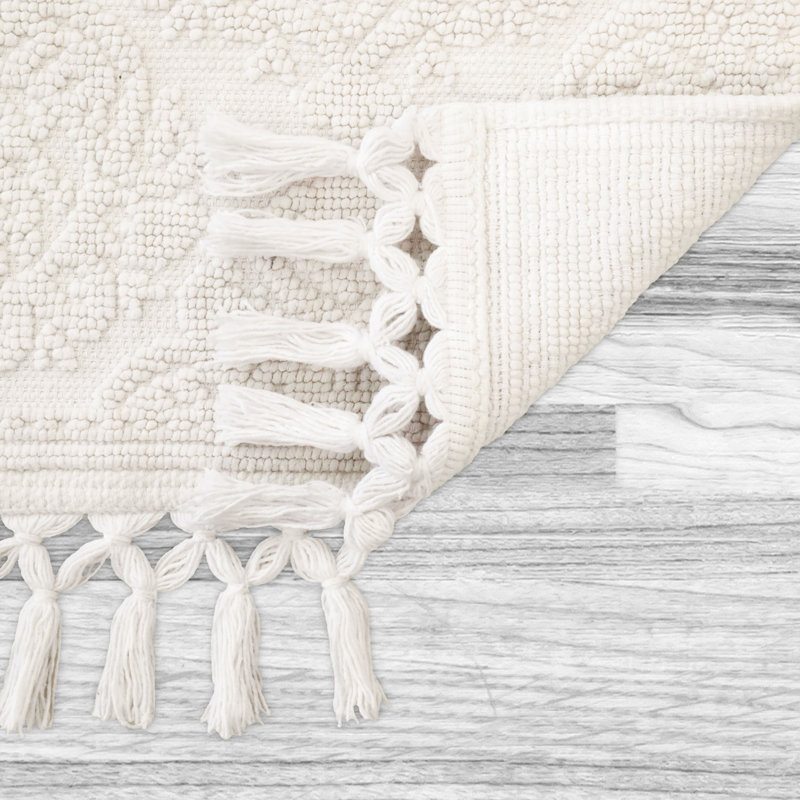 Ricardo 2 Piece Bath Rug Set, Ivory