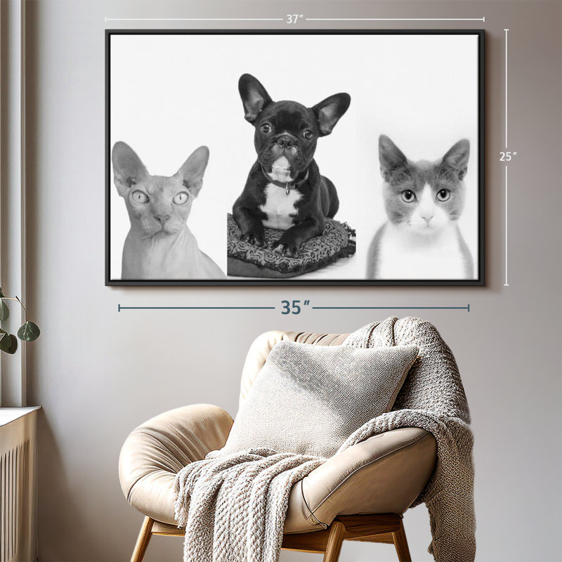 Animal "animaux merveilleux", H 37 po x l 25 po