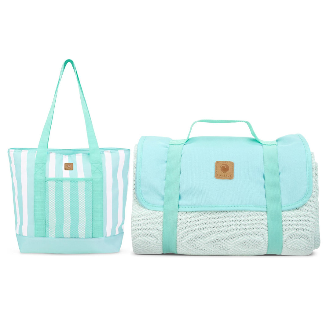 Whitesands 14L Insulated Tote Cool Bag & Waterproof Picnic Blanket