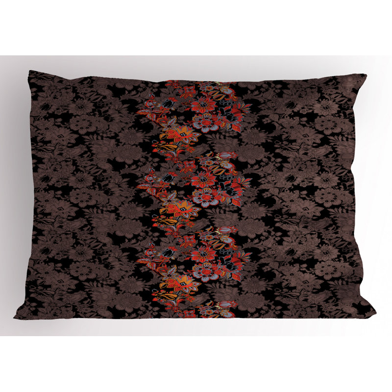 Star Polyester Floral Sham Set, Twin