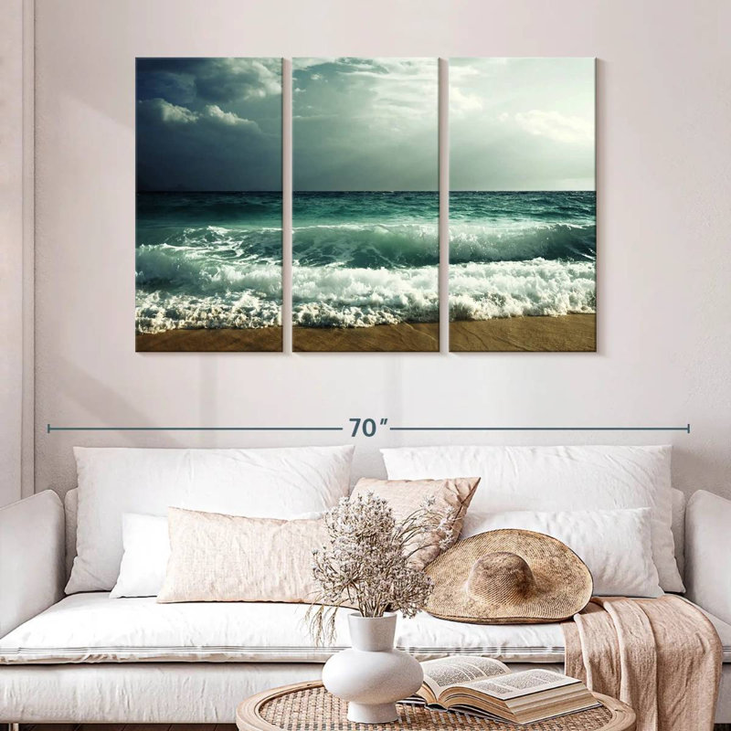 Gillard Dusky Ocean Wave, 32" H x 50" W