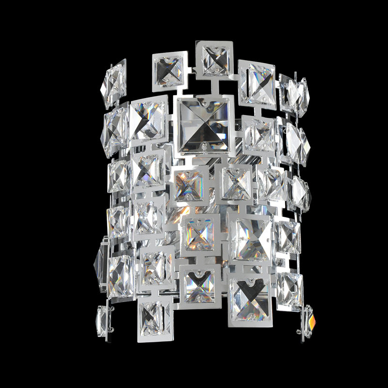 Dolo 1 LT Chrome/Clear Wall Sconce Allegri