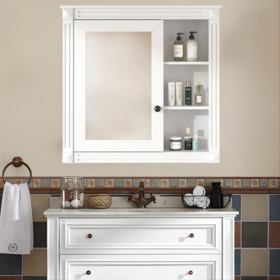 Armoire de rangement murale avec rangement 29,50 "X 28,70"