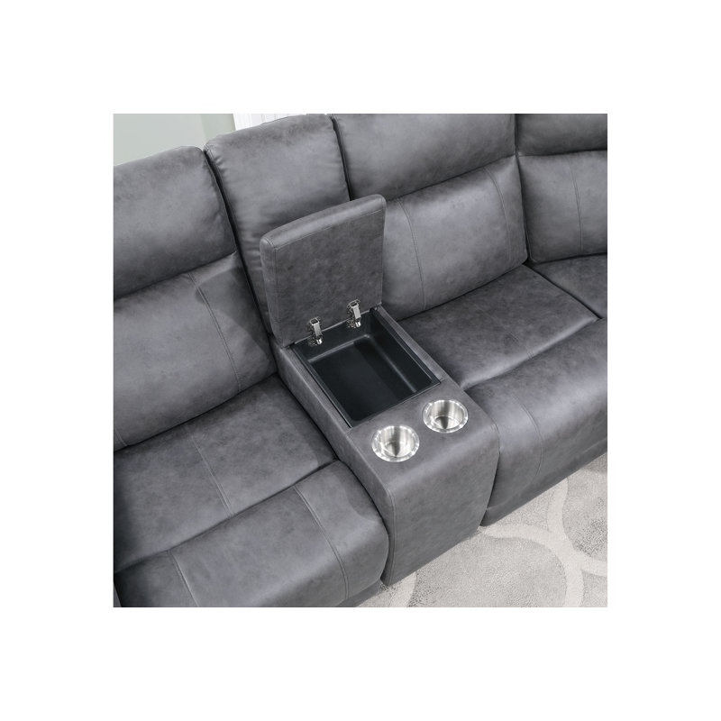 Canapé modulaire inclinable électrique Halcomb