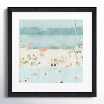 " Sea Glass Sandbar II " by Emma Scarvey Painting Print