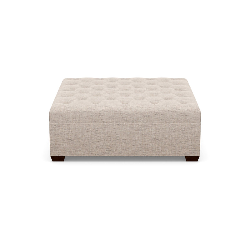 Square Ottoman, Walnut, 3906-74