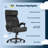 Serta Comfort Executive Big & Tall Office Chair, Ergonomic High-Back, Semi Plush Seat, Padded Arms-98967765