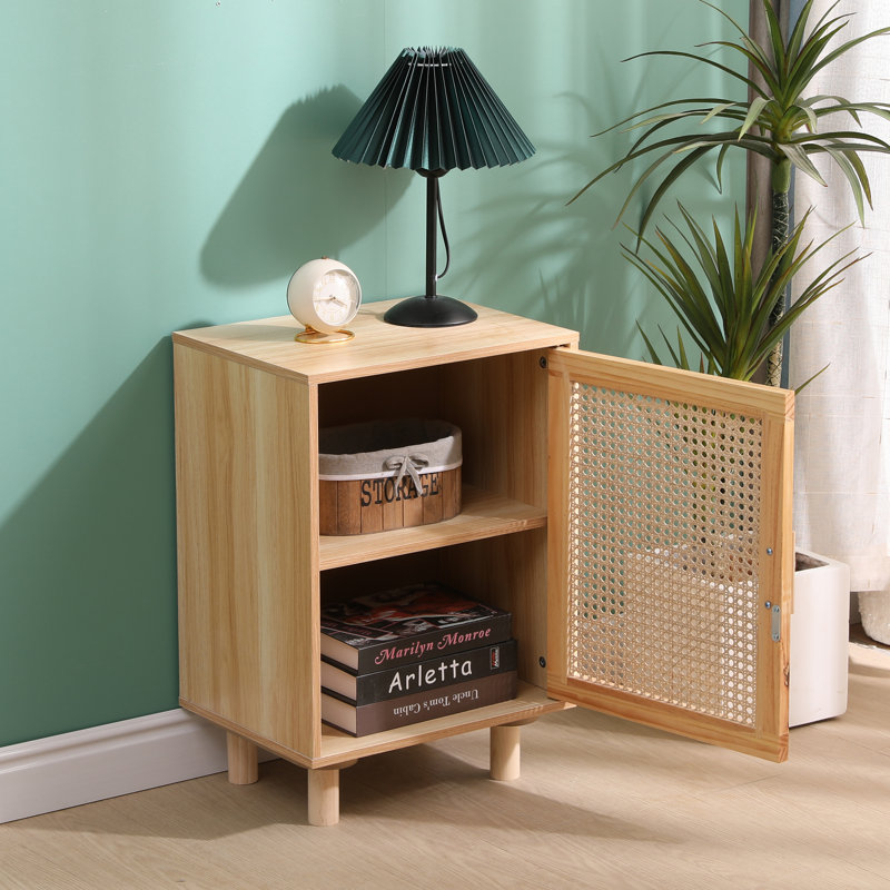 Falkland 40cm W Particle Board Bedside Table