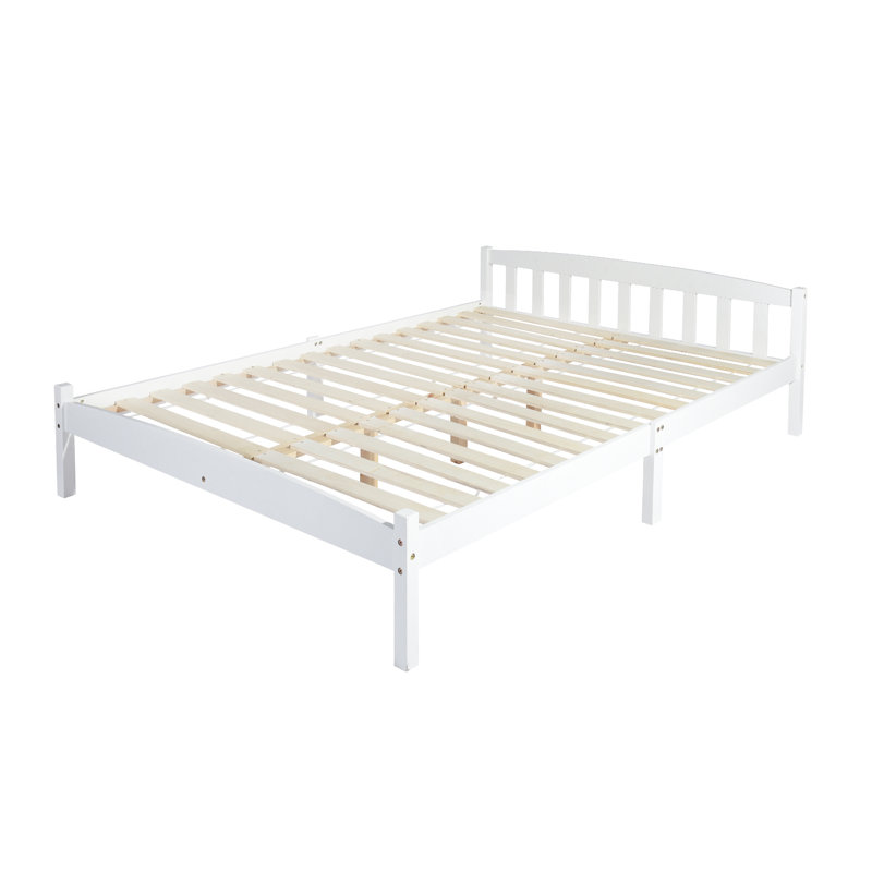 Nublin Solid Wood Bed, Double (4'6)