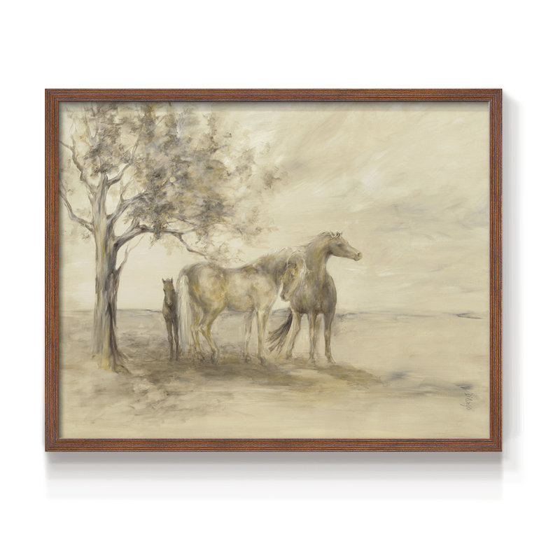 FAMILY TREE -Framed Print - Restickable, H 11 po x l 14 po, Noyer