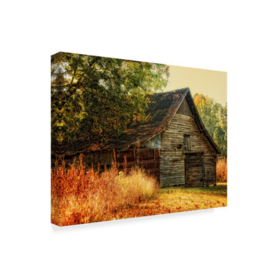 « grange mezzanine souvenirs », reproduction de photo sur toile tendue