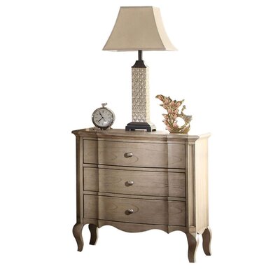 Modern Contemporary Home Bed Room Utility Night Stand Antique Taupe Finish -  Hajibei, EMH026053