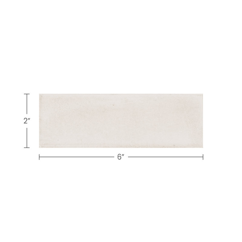 Blanc brillant 2X6, Blanc