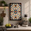 Tile Pattern Geometric - Wrapped Canvas-568283638-568283634