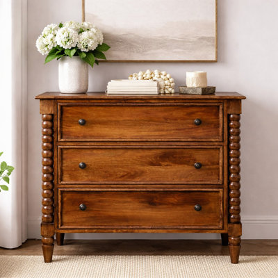 Commode à trois tiroirs Spindle