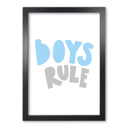 Boys Rule - Print