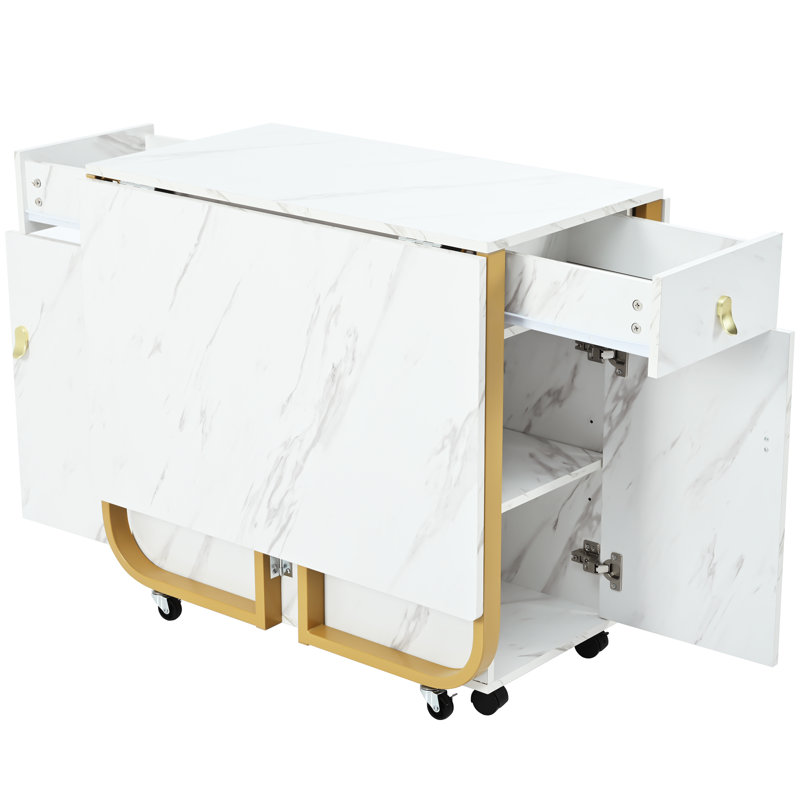 Giambrone Dining Table, Gold