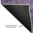Premium Machine Washable Kiyondrea Purple Rug-1232395540