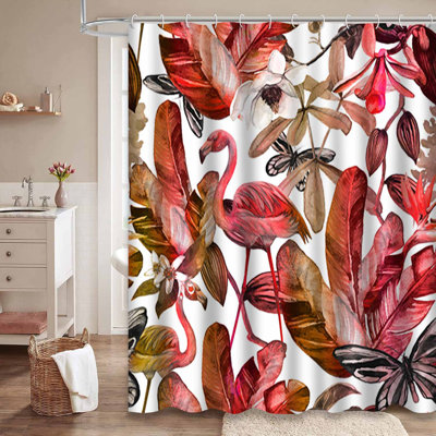 Watercolor Tropical Flowers Magnolia Orange Flower Vanilla Orchid with 12 Hooks