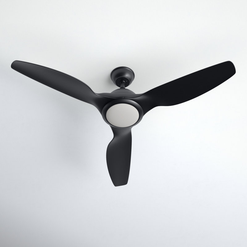 Asura 52" 3 - Blade Propeller Ceiling Fan with remote control and light kit included