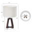 Lampe de table rustique moderne avec gradateur transparent-1869758295
